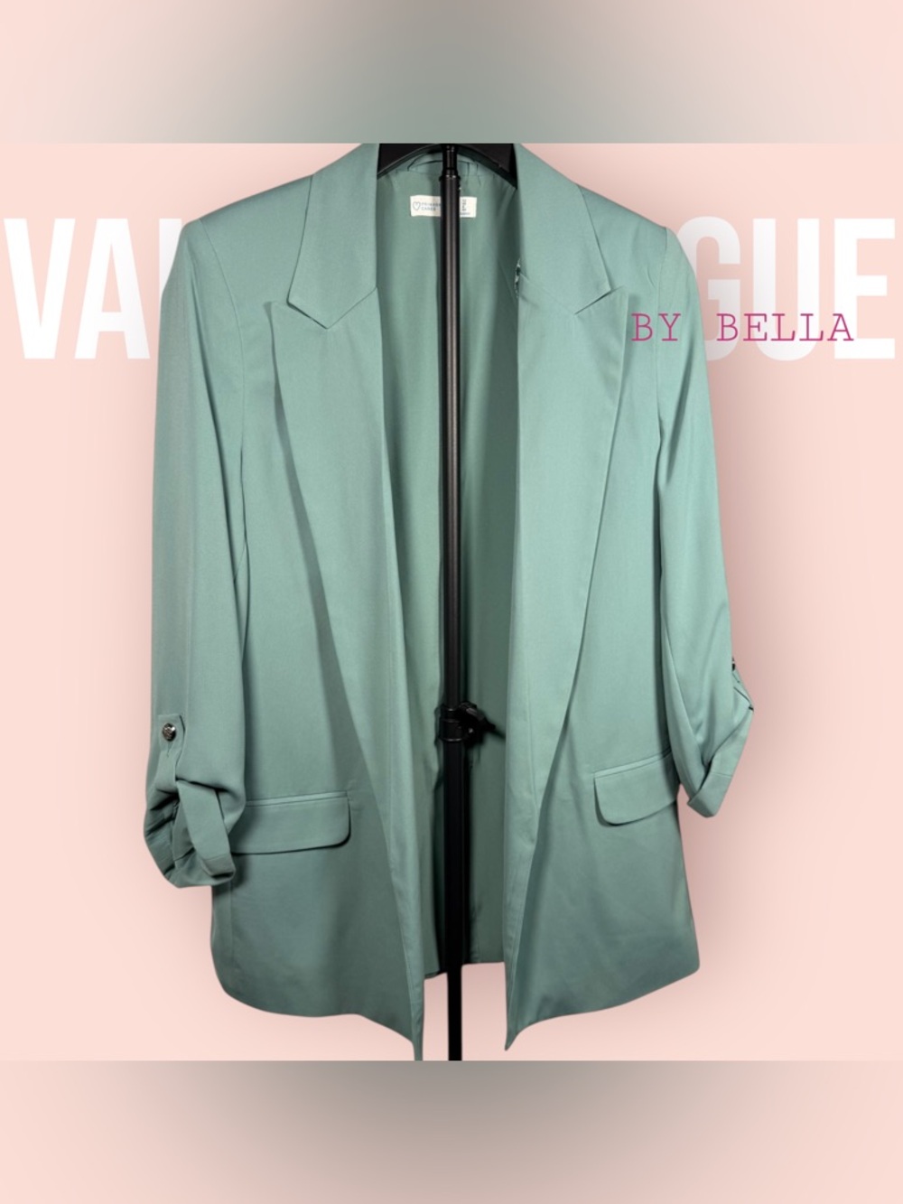 Primark Open-Front Mint Green Women's Blazer Jacket